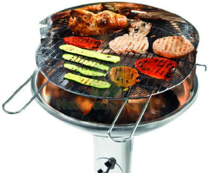 Barbecue Inox Venus 480 Pro System griglia acciaio cromato Ø cm. 44 - H cm. 89 — Tempo libero outdoor — rif. FERX.VIT58743 — foto 2 Barbecue Inox Venus 480 Pro System griglia acciaio cromato Ø cm. 44 - H cm. 89 — Tempo libero outdoor — rif. FERX.VIT58743 — foto 2