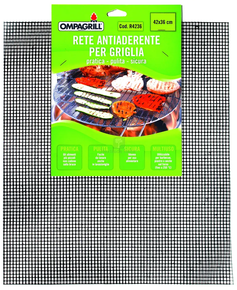 RETE ANTIADERENTE TEFLONATA GRIGLIA/PIASTRA cm. 42x36 — Guarnizioni e tenute — rif. FERX.VIT58736
