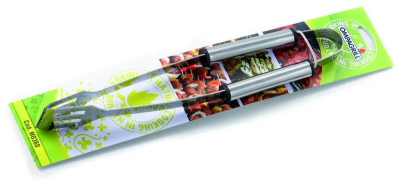 Pinza in Acciaio Inox per Barbecue cm. 36 — Tempo libero outdoor — rif. FERX.VIT58677