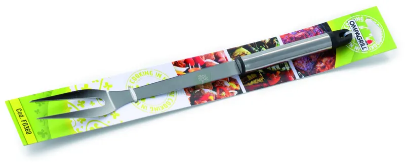 Forchettone in Acciaio Inox per Barbecue cm. 36 — Tempo libero outdoor — rif. FERX.VIT58676