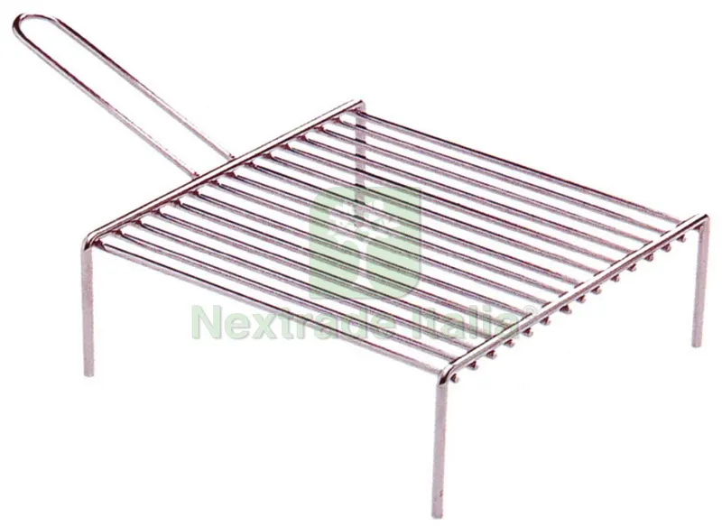 Graticola Multiuso Acciaio Cromato cm. 30x30 — Tempo libero outdoor — rif. FERX.VIT20666 Graticola Multiuso Acciaio Cromato cm. 30x30 — Tempo libero outdoor — rif. FERX.VIT20666