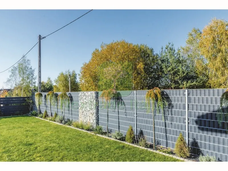 STRISCIA FRANGIVISTA IN TECNO RATTAN cm. 19x204 col. Antracite — Arelle e frangivista — rif. FERX.VIT52206