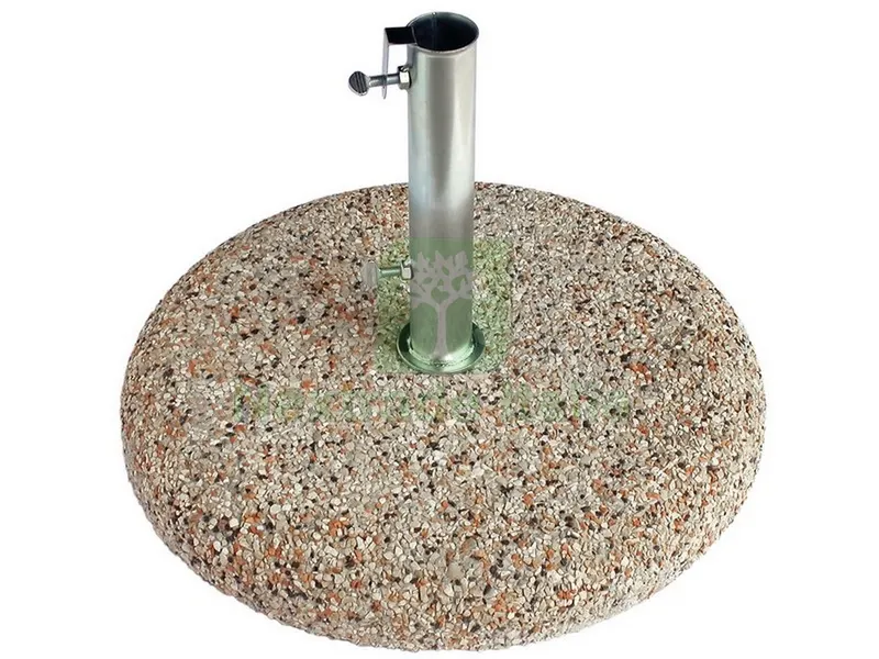 Base per Ombrellone con Tubo in Graniglia Ø cm. 45 kg. 25 — Tempo libero outdoor — rif. FERX.VIT52458 Base per Ombrellone con Tubo in Graniglia Ø cm. 45 kg. 25 — Tempo libero outdoor — rif. FERX.VIT52458