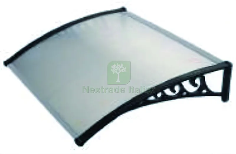 PENSILINA POLICARBONATO mod. Alveolare trasparente cm.100x150 — Gazebo e strutture giardino — rif. FERX.VIT56156