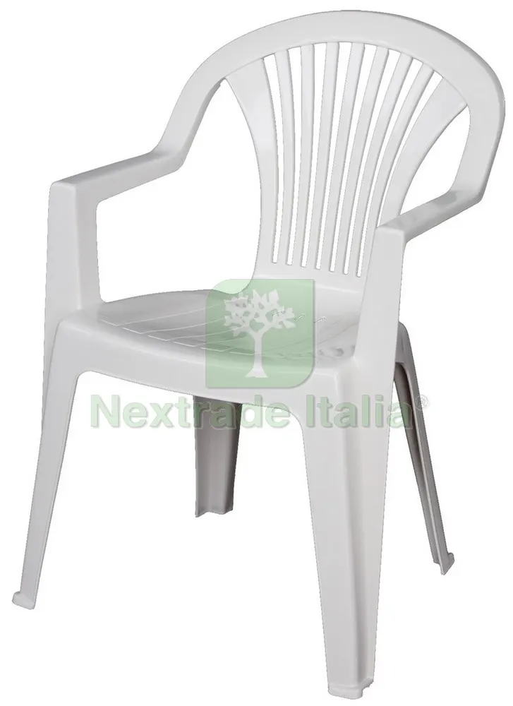 SEDIA LIDO cm. 57x58x82 h col. Bianco — Arredo — rif. FERX.VIT27675