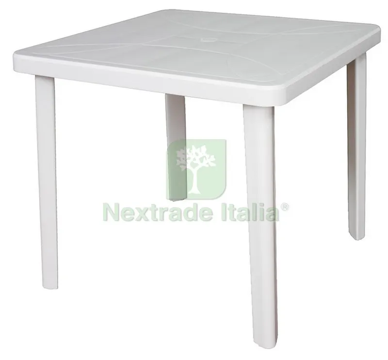 TAVOLO NETTUNO cm. 80x80x72 h col. Bianco — Tempo libero outdoor — rif. FERX.VIT27678 TAVOLO NETTUNO cm. 80x80x72 h col. Bianco — Tempo libero outdoor — rif. FERX.VIT27678