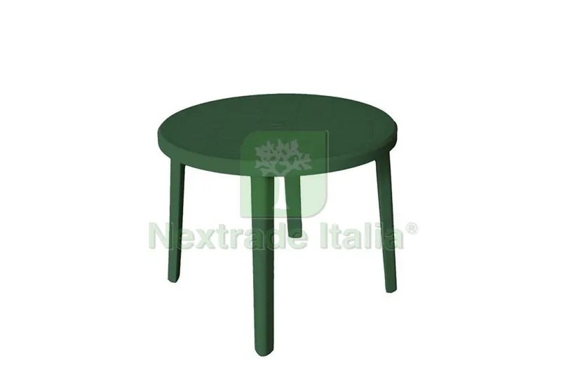 TAVOLO ZEUS Ø cm. 90x72 h col. Verde — Tempo libero outdoor — rif. FERX.VIT30479