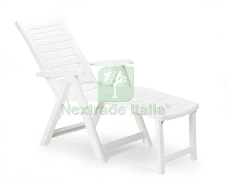 Poltrona Pieghevole Arizona cm. 109x60x108 h col. Bianco — Arredo — rif. FERX.VIT32767 Poltrona Pieghevole Arizona cm. 109x60x108 h col. Bianco — Arredo — rif. FERX.VIT32767