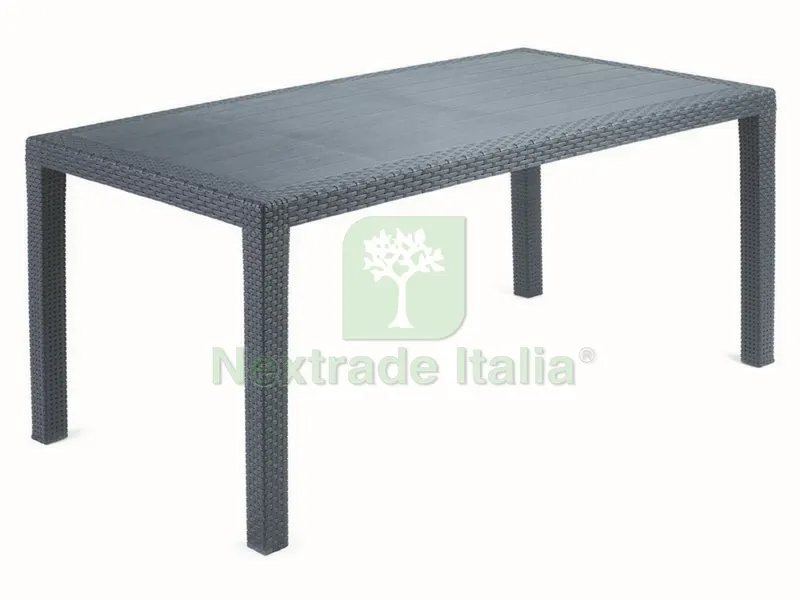 TAVOLO JOKER cm. 138x78x72 h col. Antracite — Tempo libero outdoor — rif. FERX.VIT48990 TAVOLO JOKER cm. 138x78x72 h col. Antracite — Tempo libero outdoor — rif. FERX.VIT48990