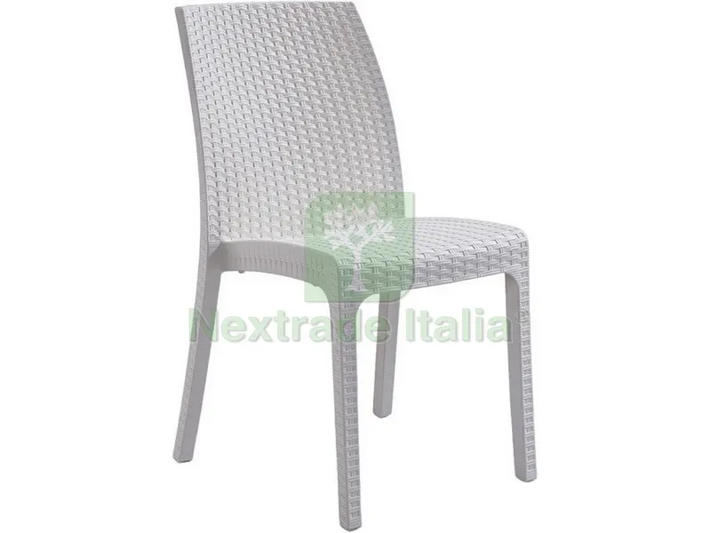SEDIA VIRGINIA cm. 59x47x86 h col. Bianco — Arredo — rif. FERX.VIT52724