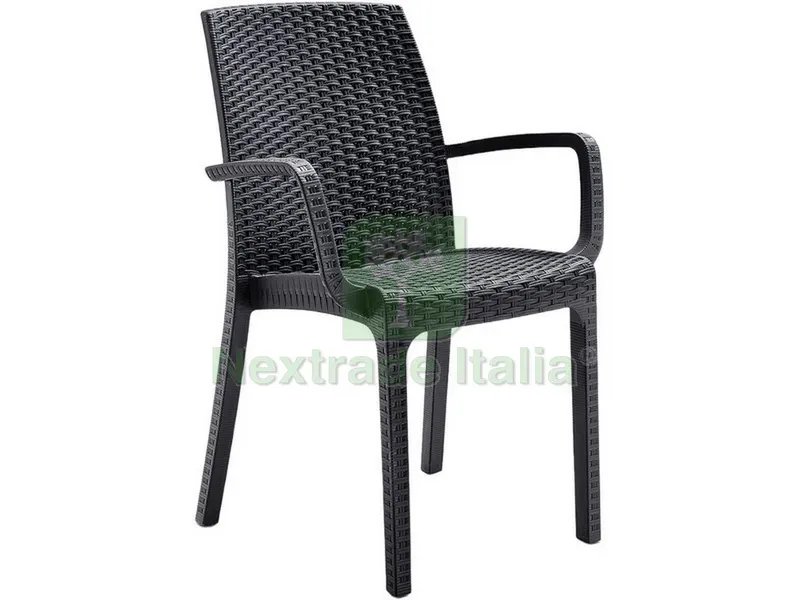 SEDIA INDIANA cm. 59x57x86 h col. Antracite — Arredo — rif. FERX.VIT52725 SEDIA INDIANA cm. 59x57x86 h col. Antracite — Arredo — rif. FERX.VIT52725