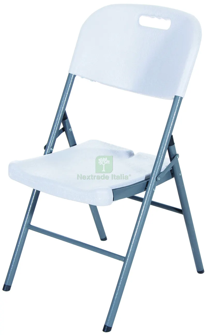 Sedia Pieghevole ''catering'' cm. 45x50x88 h col. Bianco — Arredo — rif. FERX.VIT59257 Sedia Pieghevole ''catering'' cm. 45x50x88 h col. Bianco — Arredo — rif. FERX.VIT59257