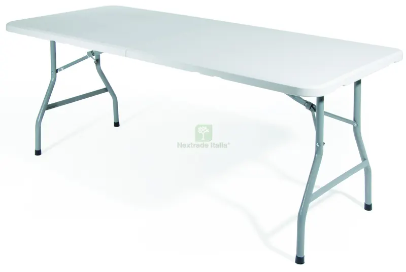 Tavolo Pieghevole ''catering'' cm. 180x70x78 h col. Bianco — Arredo — rif. FERX.VIT59220