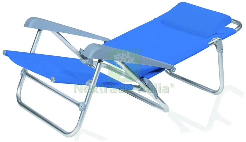 Spiaggina Pieghevole Reclinabile cm. 65x62x78 h col. Blu — Tempo libero outdoor — rif. FERX.VIT59219 Spiaggina Pieghevole Reclinabile cm. 65x62x78 h col. Blu — Tempo libero outdoor — rif. FERX.VIT59219