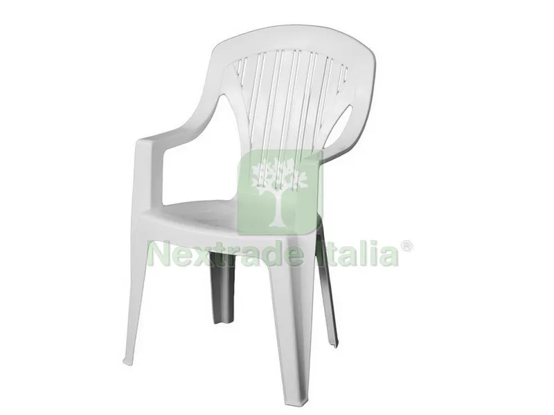 SEDIA TROPEA cm. 56x58x90 h col. Bianco — Arredo — rif. FERX.VIT37046 SEDIA TROPEA cm. 56x58x90 h col. Bianco — Arredo — rif. FERX.VIT37046