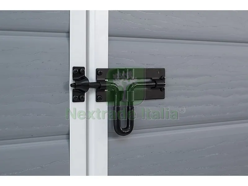 CASETTA DA GIARDINO MANOR 4X3 cm. 129x103x196 h col. Grigio — Gazebo e strutture giardino — rif. FERX.VIT50683 — foto 3