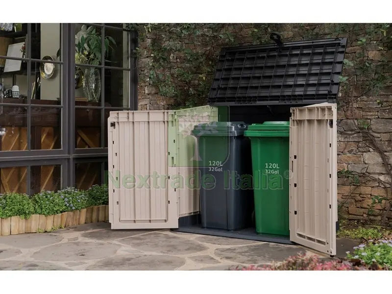 BAULE PORTA ATTREZZI GIARDINO 'STORE OUT MIDI' cm132x71,5x113,5 h — Set di attrezzi — rif. FERX.VIT51583 — foto 3