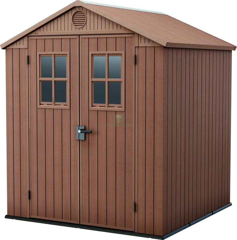 Casetta da Giardino Darwin 6X6 cm.190x183x221 h col. Marrone — Gazebo e strutture giardino — rif. FERX.VIT57430 Casetta da Giardino Darwin 6X6 cm.190x183x221 h col. Marrone — Gazebo e strutture giardino — rif. FERX.VIT57430