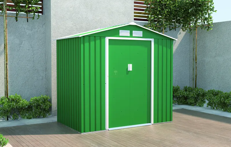 CASETTA DA GIARDINO cm. 213x131x195 h col. Verde — Gazebo e strutture giardino — rif. FERX.VIT56399 — foto 2 CASETTA DA GIARDINO cm. 213x131x195 h col. Verde — Gazebo e strutture giardino — rif. FERX.VIT56399 — foto 2