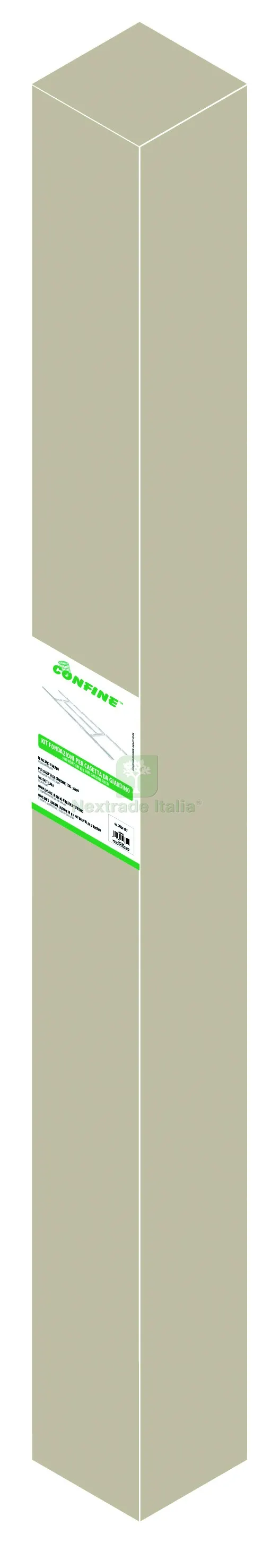 Kit di Fondazione per Casetta da Giardino cm. 277x195x203 h (cod. 56400) — Gazebo e strutture giardino — rif. FERX.VIT56403 — foto 2 Kit di Fondazione per Casetta da Giardino cm. 277x195x203 h (cod. 56400) — Gazebo e strutture giardino — rif. FERX.VIT56403 — foto 2