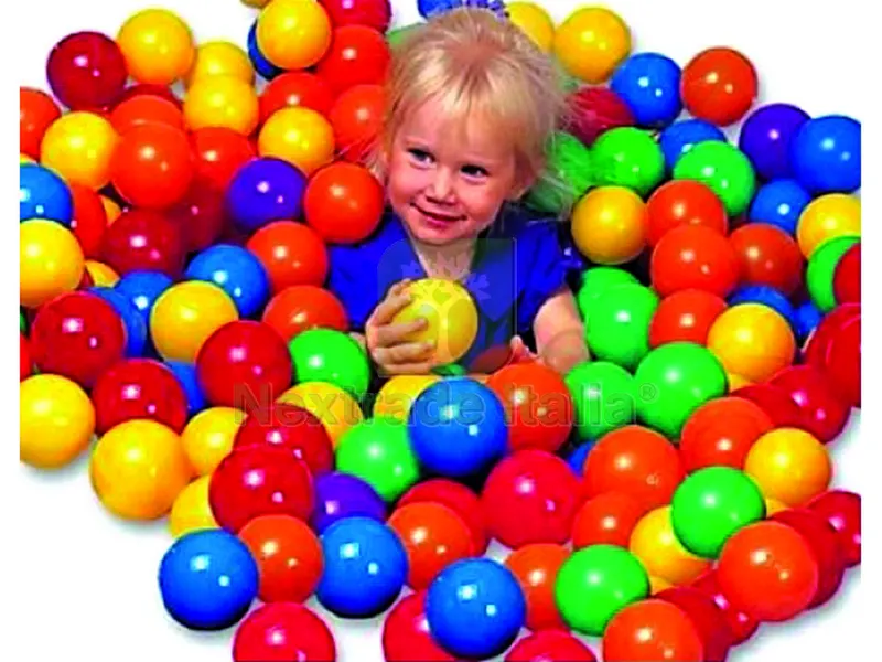 Palline Colorate da Gioco PZ.100 Ø cm. 6,5 — Tempo libero outdoor — rif. FERX.VIT38490