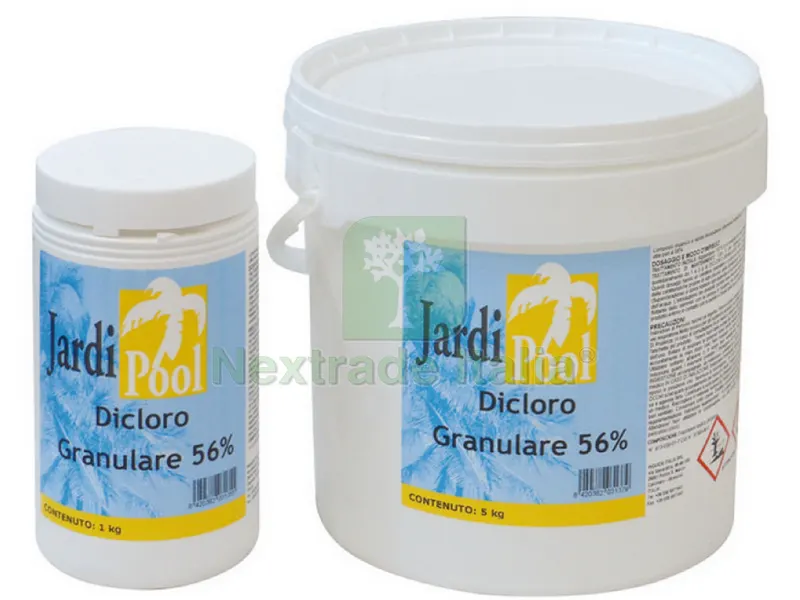 Cloro Granulare kg.5 — Trattamento acqua piscina — rif. FERX.VIT35117 Cloro Granulare kg.5 — Trattamento acqua piscina — rif. FERX.VIT35117