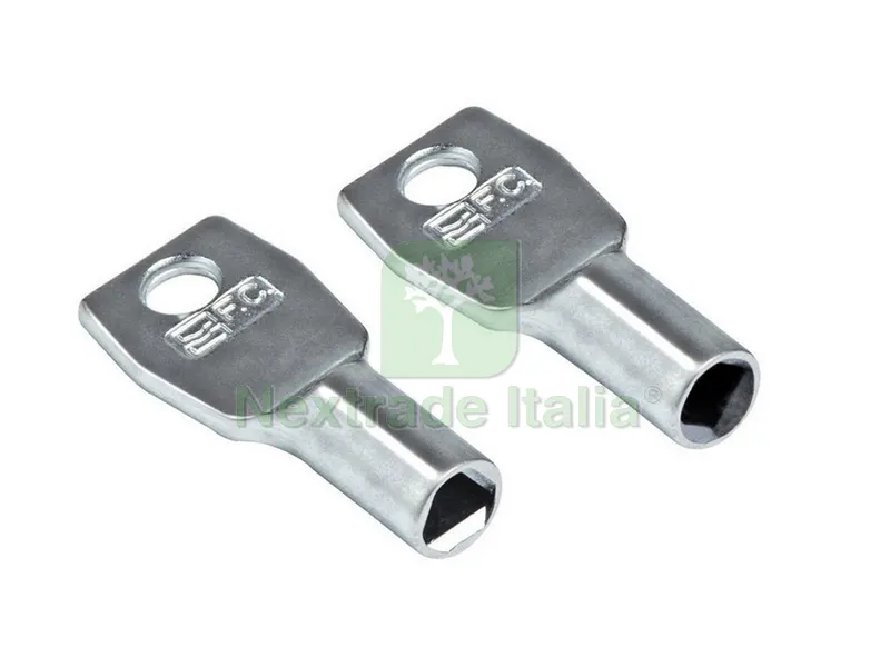 50PZ CHIAVETTA PER TAVELLINI art. 625 triangolare — Irrigazione — rif. FERX.VIT41154