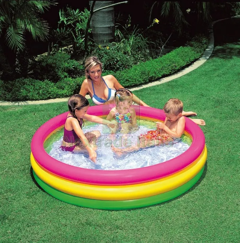 2PZ PISCINA TONDA 4 ANELLI cm. 168x46 h (lt. 780)