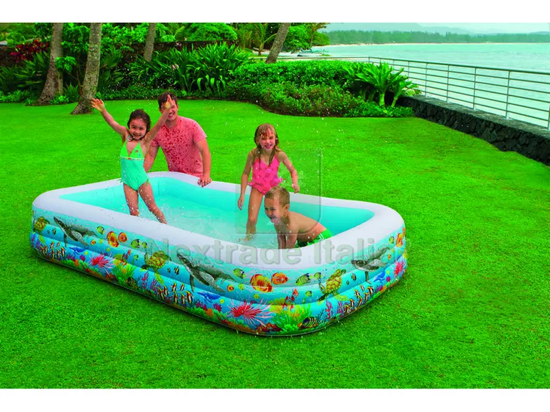 2PZ Piscina Gonfiabile Family Tropical cm. 305x183x56 h (lt. 1.050) — Gonfiabili e galleggianti — rif. FERX.VIT29999