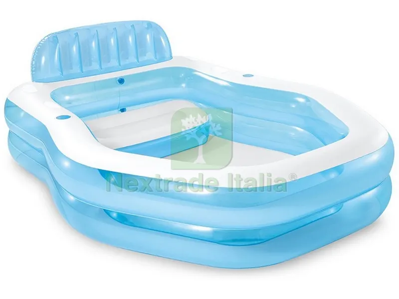 PISCINA GONFIABILE FAMILY SUNSHADE cm. 229x191x135 h (lt. 530) — Gonfiabili e galleggianti — rif. FERX.VIT51271 — foto 2 PISCINA GONFIABILE FAMILY SUNSHADE cm. 229x191x135 h (lt. 530) — Gonfiabili e galleggianti — rif. FERX.VIT51271 — foto 2