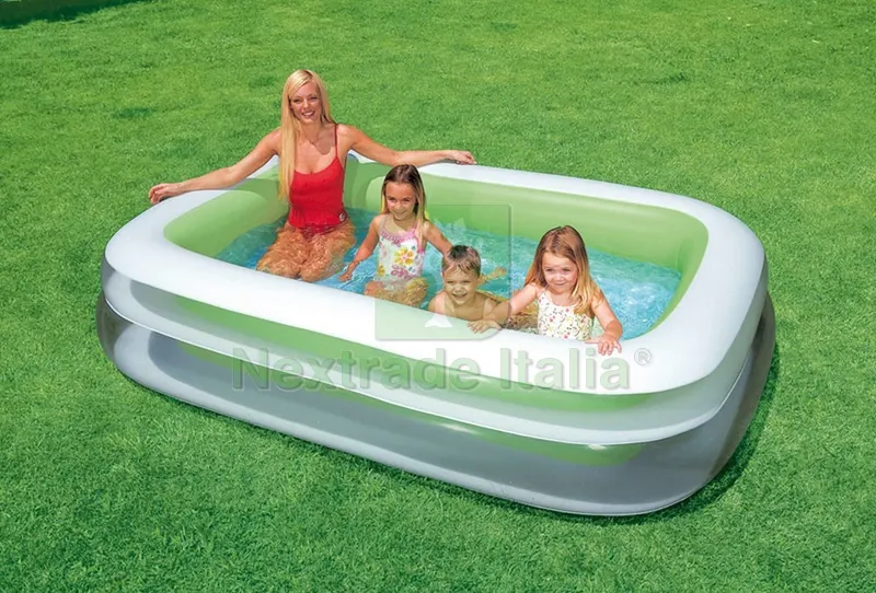 Piscina Gonfiabile Family cm. 262x175x56 h (lt. 770) — Gonfiabili e galleggianti — rif. FERX.VIT27278 Piscina Gonfiabile Family cm. 262x175x56 h (lt. 770) — Gonfiabili e galleggianti — rif. FERX.VIT27278