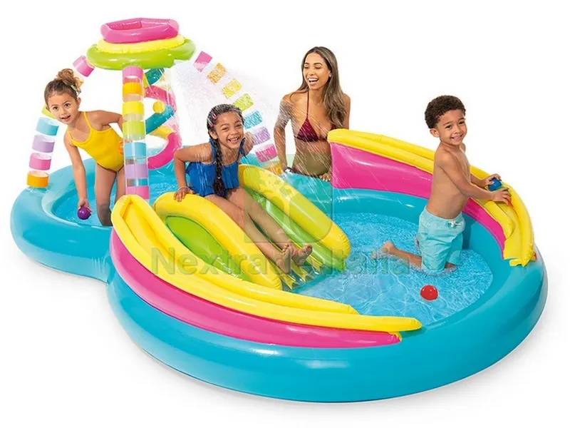Play Center Rainbow cm. 295x191x109 h (lt. 206+168) — Tempo libero outdoor — rif. FERX.VIT51278