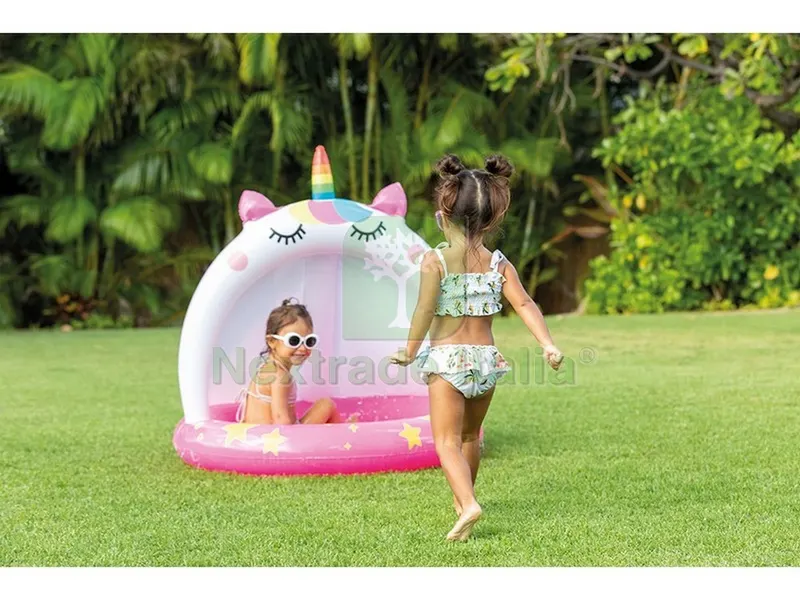 Piscina Tonda Gonfiabile Baby Caticorn Ø cm. 102x102 h (lt. 45) — Gonfiabili e galleggianti — rif. FERX.VIT51268 — foto 2 Piscina Tonda Gonfiabile Baby Caticorn Ø cm. 102x102 h (lt. 45) — Gonfiabili e galleggianti — rif. FERX.VIT51268 — foto 2