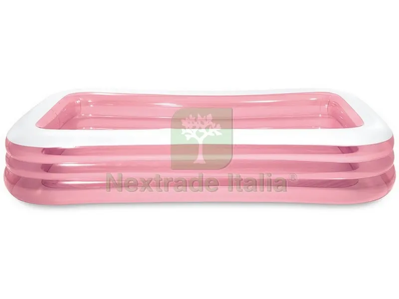 PISCINA GONFIABILE FAMILY PINK cm. 305x183x56 h (lt. 1.020) — Gonfiabili e galleggianti — rif. FERX.VIT51270 PISCINA GONFIABILE FAMILY PINK cm. 305x183x56 h (lt. 1.020) — Gonfiabili e galleggianti — rif. FERX.VIT51270