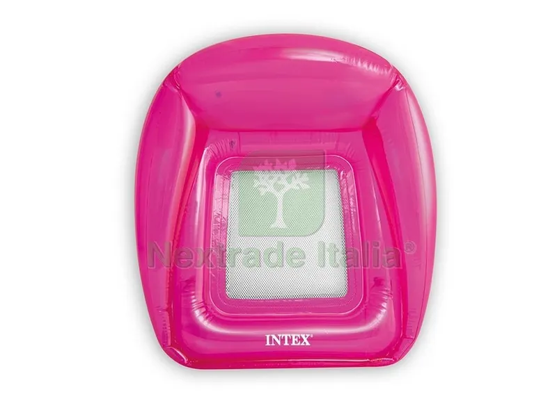 POLTRONA GALLEGGIANTE GONFIABILE TRASPARENT LOUNGES cm. 104x102 — Gonfiabili e galleggianti — rif. FERX.VIT51280 — foto 2
