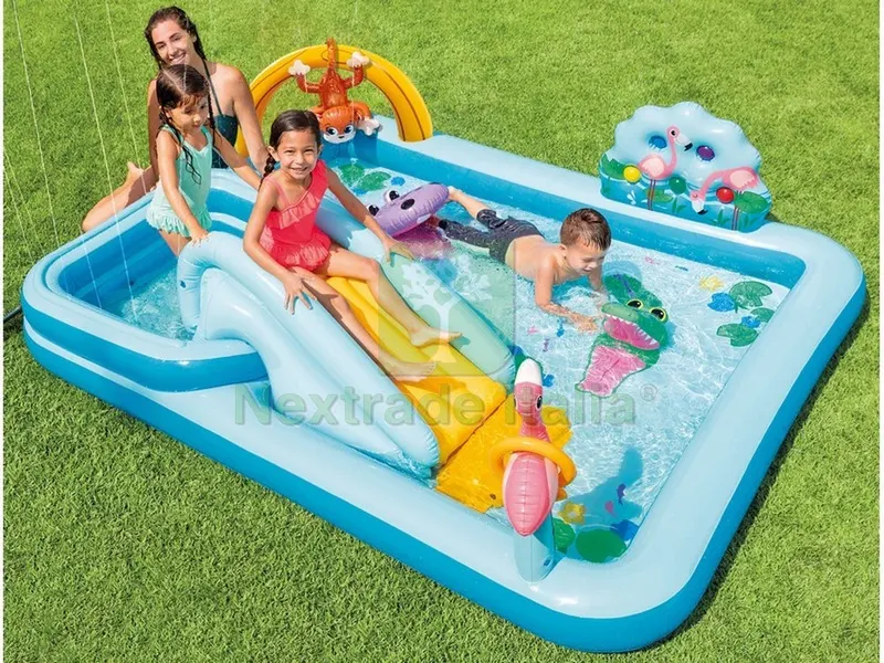 Play Center Jungle cm. 244x198x71 h (lt. 493) — Tempo libero outdoor — rif. FERX.VIT45569 Play Center Jungle cm. 244x198x71 h (lt. 493) — Tempo libero outdoor — rif. FERX.VIT45569