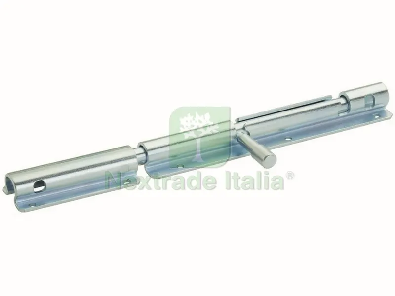 6PZ Catenaccio Portalucchetto Pesante Zincato Automatico mm.200 — Lucchetti e catene — rif. FERX.VIT45304 6PZ Catenaccio Portalucchetto Pesante Zincato Automatico mm.200 — Lucchetti e catene — rif. FERX.VIT45304