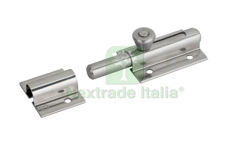2PZ Catenaccio Trasversale Leggero Inox mm. 80 — Lucchetti e catene — rif. FERX.VIT45432 2PZ Catenaccio Trasversale Leggero Inox mm. 80 — Lucchetti e catene — rif. FERX.VIT45432