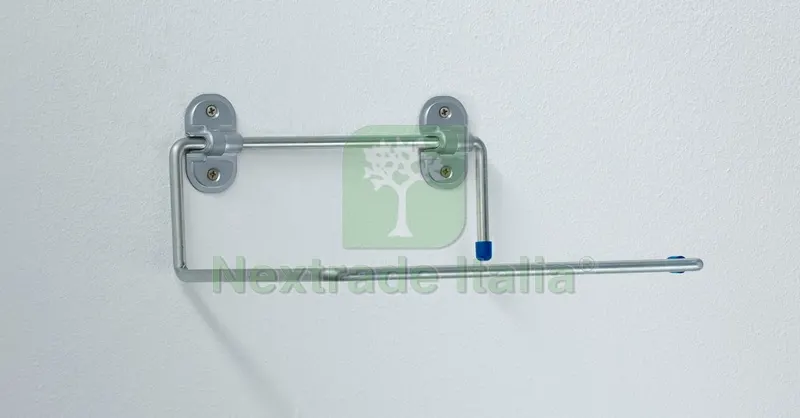 10PZ GANCIO FRONTALE PER BOBINE DI CARTA mm.290 — Accessori bagno — rif. FERX.VIT45439 10PZ GANCIO FRONTALE PER BOBINE DI CARTA mm.290 — Accessori bagno — rif. FERX.VIT45439