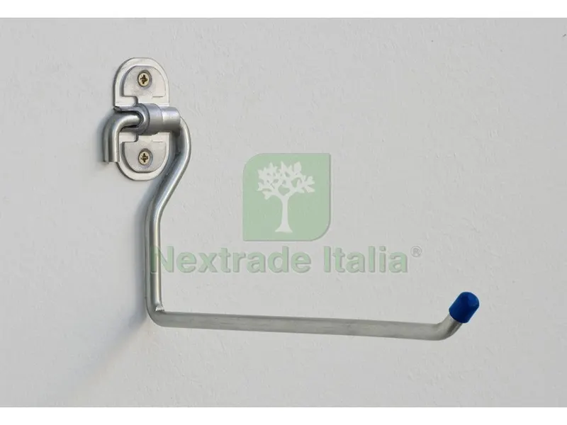 10PZ GANCIO A L DIRITTO DA PARETE mm.150 — Accessori bagno — rif. FERX.VIT45434 10PZ GANCIO A L DIRITTO DA PARETE mm.150 — Accessori bagno — rif. FERX.VIT45434