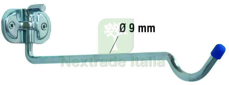 10PZ GANCIO RIPIEGABILE PER BICICLETTE mm.92X320 — Casalinghi e organizzazione — rif. FERX.VIT59905