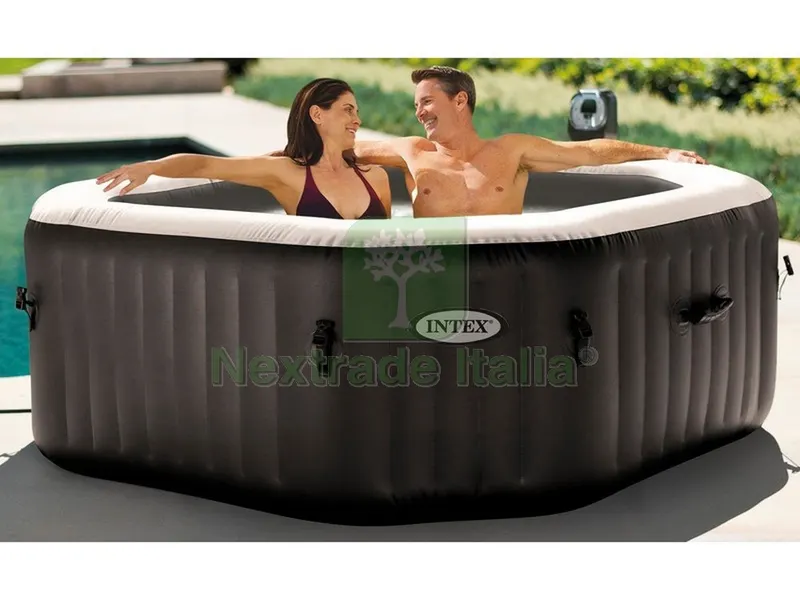Piscina Idromassaggio SPA JET & Bubble Deluxe Ø cm. 201x71 h — Tempo libero outdoor — rif. FERX.VIT40969 Piscina Idromassaggio SPA JET & Bubble Deluxe Ø cm. 201x71 h — Tempo libero outdoor — rif. FERX.VIT40969