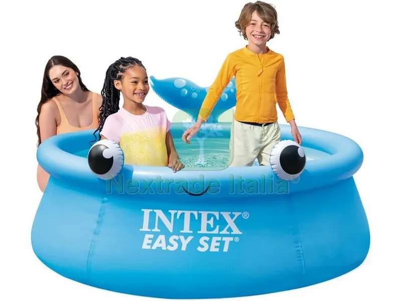 Piscina Tonda Autoportante Easy Set Jolly Whale Ø cm. 183x51 h lt. 880 — Tempo libero outdoor — rif. FERX.VIT54393 Piscina Tonda Autoportante Easy Set Jolly Whale Ø cm. 183x51 h lt. 880 — Tempo libero outdoor — rif. FERX.VIT54393