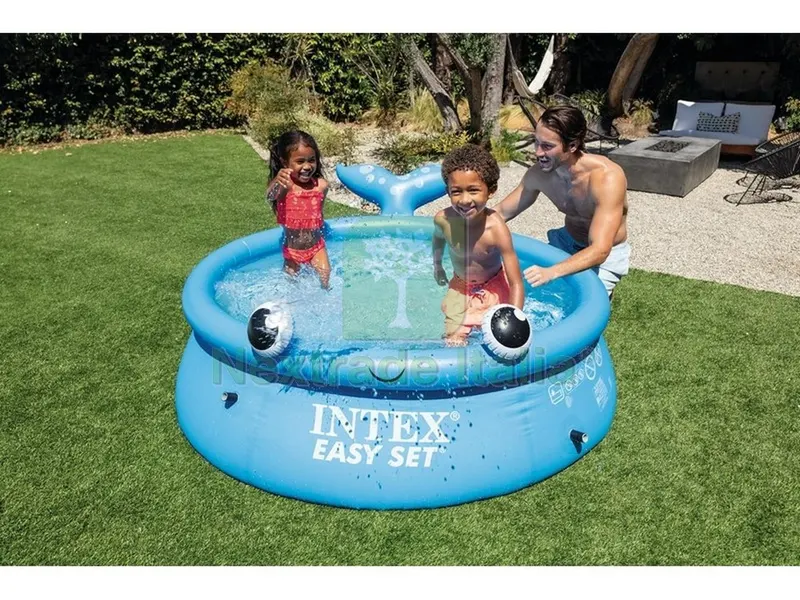 Piscina Tonda Autoportante Easy Set Jolly Whale Ø cm. 183x51 h lt. 880 — Tempo libero outdoor — rif. FERX.VIT54393 — foto 2 Piscina Tonda Autoportante Easy Set Jolly Whale Ø cm. 183x51 h lt. 880 — Tempo libero outdoor — rif. FERX.VIT54393 — foto 2