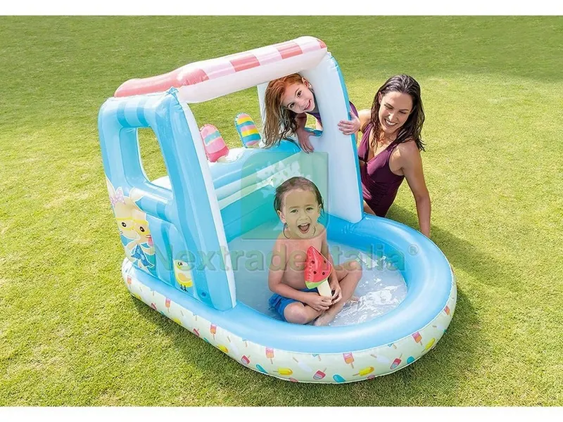 Piscina Gonfiabile ICE Cream cm. 127x102x99 h (lt. 60) — Gonfiabili e galleggianti — rif. FERX.VIT48630 Piscina Gonfiabile ICE Cream cm. 127x102x99 h (lt. 60) — Gonfiabili e galleggianti — rif. FERX.VIT48630