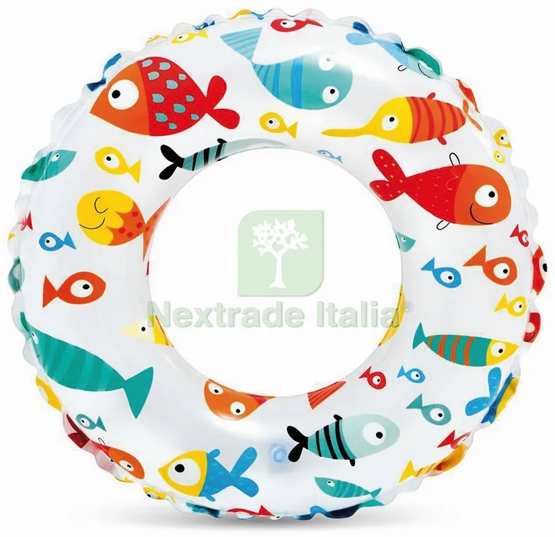 12PZ Ciambella Fantasia Ø cm. 51 — Tempo libero outdoor — rif. FERX.VIT27291