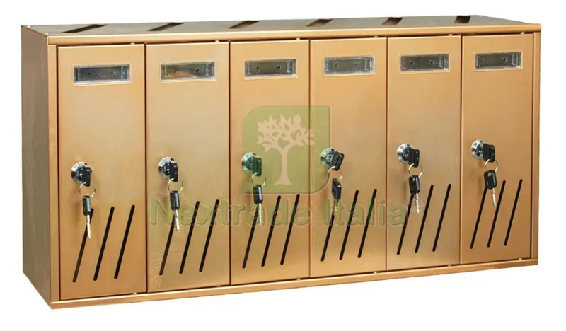 Casellari a 6 Posti Madrid col. Bronzo — Arredo — rif. FERX.VIT31216