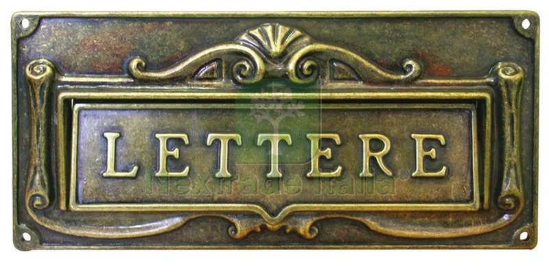 PLACCA BUCALETTERE FORUM mm. 300x140 — Interruttori e prese — rif. FERX.VIT22085 PLACCA BUCALETTERE FORUM mm. 300x140 — Interruttori e prese — rif. FERX.VIT22085