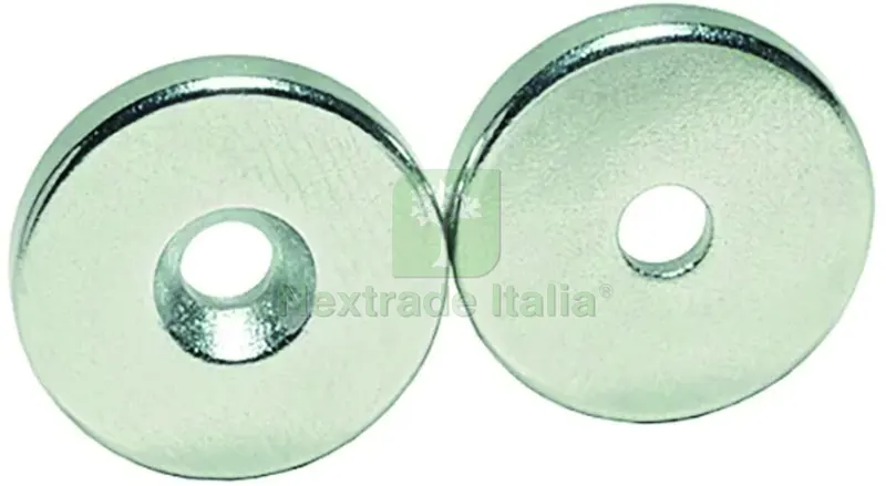 35PZ BOTTONE MAGNETICO CON FORO SVASATO AL NEODIMIO mm. 15x3 — Punte, frese e dischi — rif. FERX.VIT57015 35PZ BOTTONE MAGNETICO CON FORO SVASATO AL NEODIMIO mm. 15x3 — Punte, frese e dischi — rif. FERX.VIT57015