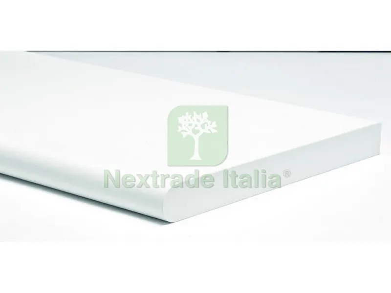 MENSOLA MURALE STONDATA Col. Bianco cm. 60x25x2,5 — Mensole e reggimensola — rif. FERX.VIT46780